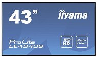 43" iiyama ProLite LE4340S-B3 - Veľkoformátový displej
