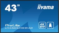 43" iiyama ProLite LH4360UHS-B1AG - Velkoformátový displej