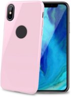 CELLY Gelskin Apple iPhone XS Max készülékhez, rózsaszínű - Telefon tok