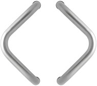 WALA Door handle M6 pitch 300 mm double-sided including fasteners - brushed stainless steel - Door Fittings