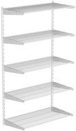 Walteco Wall Shelf Assembly Single, 1500 × 830 mm, white - Shelving Unit
