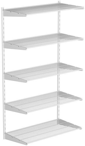 Walteco Wall Shelf Assembly Single, 1500 × 830 mm, white - Shelving Unit - Main image