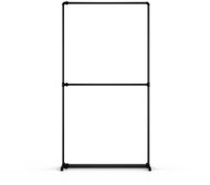 Walteco Freja I - Stojan na šaty Rusticline s tyčí na boty, volně stojící, 1100 × 2100 mm - Clothes Hanger