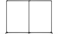 Walteco Freja II Double - Stojan na šaty Rusticline, volně stojící, 2200 × 1580 mm - Clothes Hanger