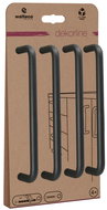 Walteco Set of furniture handles Gissi spacing 160 mm, mat black, 4 pcs - Grip Handle