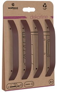 Walteco Lugano Set of furniture handles, 128 mm pitch, matt burgundy, 4 pcs - Grip Handle
