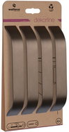 Walteco Fiesto Set of furniture handles, 160 mm spacing, mat brown, 4 pcs - Grip Handle