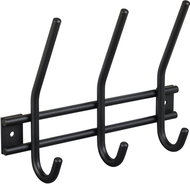 WALTECO Věšák nástěnný 3 háčky, výška 16 cm, černý - Coat Hanger