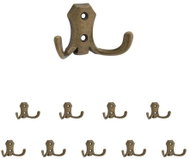 Walteco Věšák Romana II, antik mosaz, 10 ks - Coat Hanger