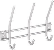 Walteco Věšáková lišta 3 háky, stříbrná - Coat Hanger