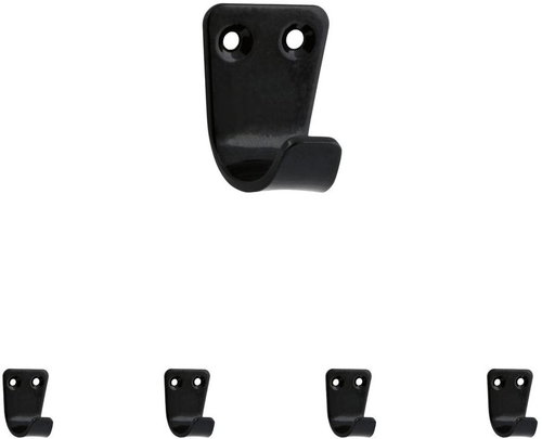 Walteco Věšák malý, matná černá, 5 ks - Coat Hanger - Main image