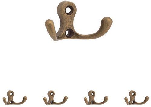 Walteco Věšák Romero II, antik mosaz, 5 ks - Coat Hanger - Main image