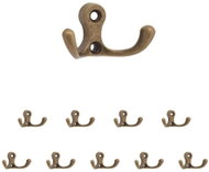 Walteco Věšák Romero II, antik mosaz, 10 ks - Coat Hanger