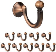 Walteco Věšák Hubert, antik měď, 10 ks - Coat Hanger