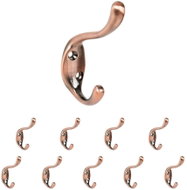Walteco Věšák Sentini, antik měď, 10 ks - Coat Hanger