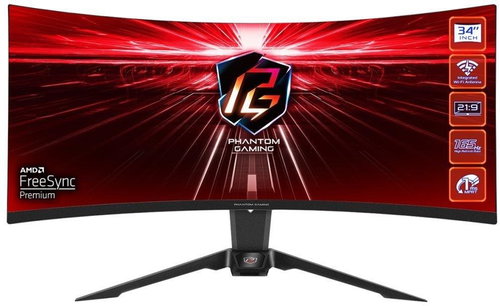 34" ASRock PG34WQ15R2B - Monitor - Hauptbild