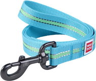 Waudog nylon leash Glow blue (122 cm / 2,0 cm) - Leash