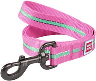 Waudog nylon leash Glow pink (122 cm / 2,5 cm) - Leash