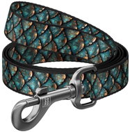 WAUDOG Nylon Lead – Mystical Scales (122 cm/2.5 cm) L–XXL - Leash