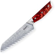 Dellinger Santoku 7" Dellinger Resin Future Red - Kuchyňský nůž