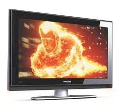 32" LCD TV PHILIPS 32PFL9632D, 8000:1, 550cd/m2, 3ms, 1366x768, A+D tuner, USB, 2xSCART, 3xHDMI, S-V - Television - Main image
