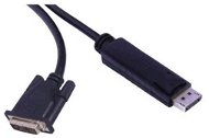 PremiumCord DisplayPort - DVI-D prepojovací, tienený, 5m - Video kábel