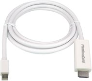 PremiumCord mini DisplayPort - HDMI prepojovací, tienený, 2 m - Video kábel
