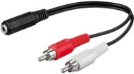 PremiumCord Cable Jack 3.5mm-2xCINCH F/M 20cm - Adapter