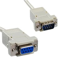 PremiumCord Predlžovací kábel – myš 9 pin rozoberací - Dátový kábel