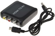 PremiumCord HDMI Konverter für Composite Signal und Stereo Sound - Adapter