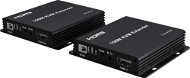 PremiumCord HDMI KVM extender na 150m přes jeden kabel Cat5e/Cat6, FULL HD 1080p - Booster