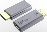 PremiumCord Adaptér USB-C na HDMI rozlišenie obrazu 8K@60Hz,4K@144Hz Aluminium - Redukcia