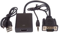 PremiumCord VGA+audio electronic converter to HDMI FULL HD 1080p - Adapter