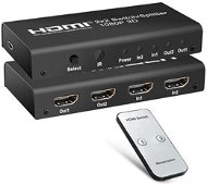 Switch PremiumCord HDMI switch 2:2 , 3D, 1080p s dálkovým ovladačem - Switch