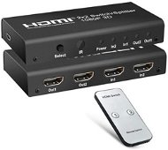PremiumCord HDMI switch 2:2 , 3D, 1080p s dálkovým ovladačem - Switch