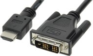 Video kábel ROLINE DVI – HDMI prepojovací, tienený, 2 m - Video kabel