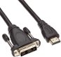 Video kabel PremiumCord DVI - HDMI propojovací, stíněný, 2m - Video kabel