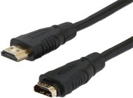 HDMI M - HDMI F, predĺženie 1m - Video kábel