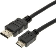 ROLINE HDMI High Speed mit Ethernet, Verbindungskabel, (HDMI M Typ A<->HDMI M Mini Typ C) 2 m - Videokabel