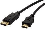 ROLINE DisplayPort Cable, DP - HDTV, M/M, Black, 3m - Video Cable