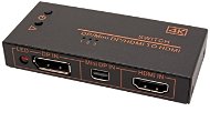 OEM kapcsoló HDMI / miniDP / DP -> HDMI, 3:1 - Kapcsoló