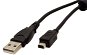 OEM USB-A 2.0 to miniUSB - OLYMPUS, 12pin, 2m, fekete - Adatkábel