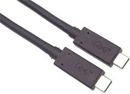 PremiumCord USB4™ 40Gbps 8K@60Hz Thunderbolt 3 zertifiziertes USB-IF 0.8m Kabel - Datenkabel