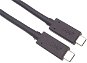 PremiumCord USB4™ 40Gbps 8K@60Hz kabel Thunderbolt 3 certifikovaný USB-IF 0,8m - Datový kabel