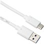 PremiumCord USB-C - USB 3.0 A (USB 3.2 Gen 2, 3A, 10Gbit/s) 0.5m White - Data Cable