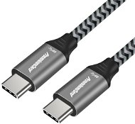 PremiumCord Kabel USB 3.2 Gen 1 USB-C male - USB-C male, bavlněný oplet 0,5m - Datový kabel
