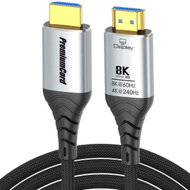 PremiumCord Ultra High Speed HDMI 2.1 optical fiber cable 8K@60Hz, 20m gold-plated - Video Cable