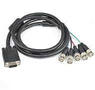 PremiumCord Kabel k monitoru VGA 15 male na  5x BNC konektorů, 2m - Datový kabel