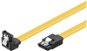 Adatkábel PremiumCord SATA III 90° 0.3m - Datový kabel