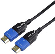 PremiumCord Ultra High Speed HDMI 2.1 optický AOC fiber kabel 8K@60Hz, zlacené konektory 7 m - Video kabel